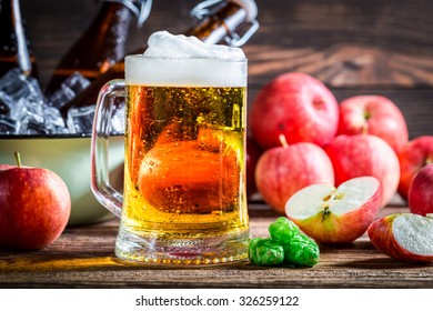 Fresh And Cold Cider Beer