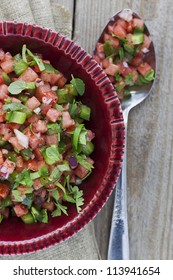 Fresh And Colorful Watermelon Salsa.