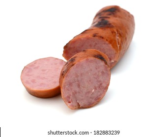 A fresh cooked sausage
