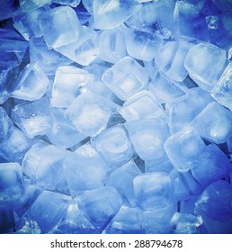 Fresh Cool Ice Cube Background