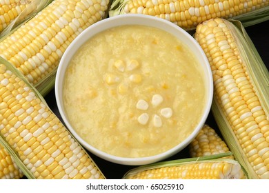 Fresh Corn Cream Soup