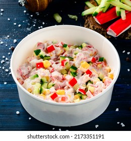 Fresh Crab Meat And Corn Salad Food Delivery