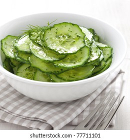 Fresh Cucumber Salad With Dill