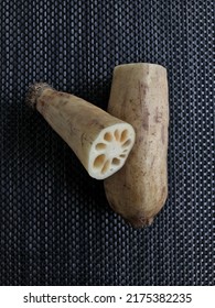 Fresh Cut Raw Lotus Root Vegetable Photo