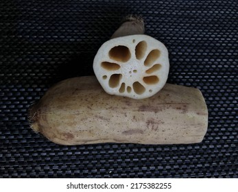 Fresh Cut Raw Lotus Root Vegetable 