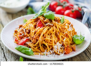 Fresh And Delicious Spagetti Bolognese
