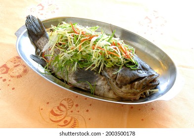 Fresh And Delicious Steamed Fish Food Photography