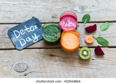 Fresh Detox Juices/Detox day concept