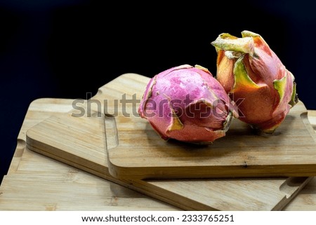 Fresh Dragon Fruit with Copy Space