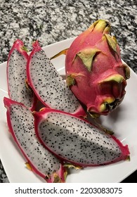 Fresh Dragonfruit From Local Farm Stand 