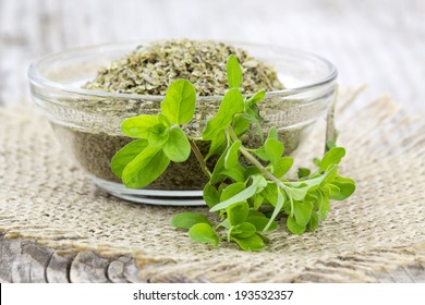 Fresh And Dried Marjoram 