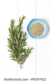 Fresh And Dried Rosemary