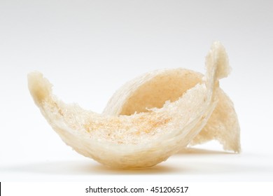 Fresh edible bird's nest on white paper