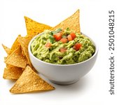 Fresh and Flavorful Guacamole with Crispy Tortilla Chips: A Perfect Mexican Appetizer