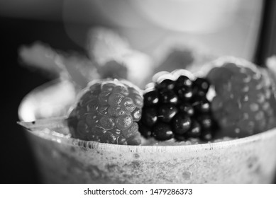 Fresh Forest Fruit Lemonade - Blueberry, Raspberry, Blackberry With Smashed Ice, Ginger And Honey