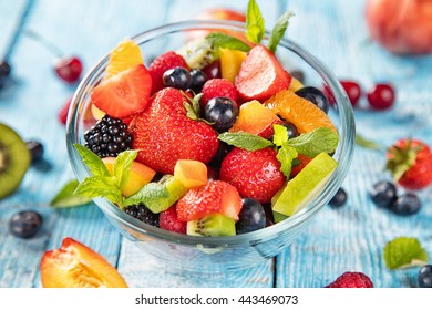 Fresh Fruit Salad Various Kind Berry Stock Photo 443469073 | Shutterstock