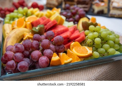 Fresh Fruit Tray At The Party