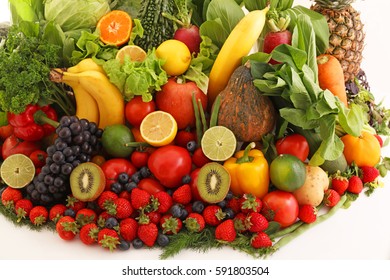 Fresh Fruits Vegetables Stock Photo 591803504 | Shutterstock