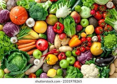 fresh fruits and vegetables for commercial and non commercial use  - Shutterstock ID 2331978265
