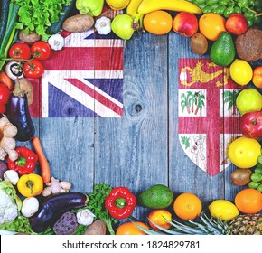Fresh Fruits Vegetables Fiji Stock Photo (Edit Now) 1824829781