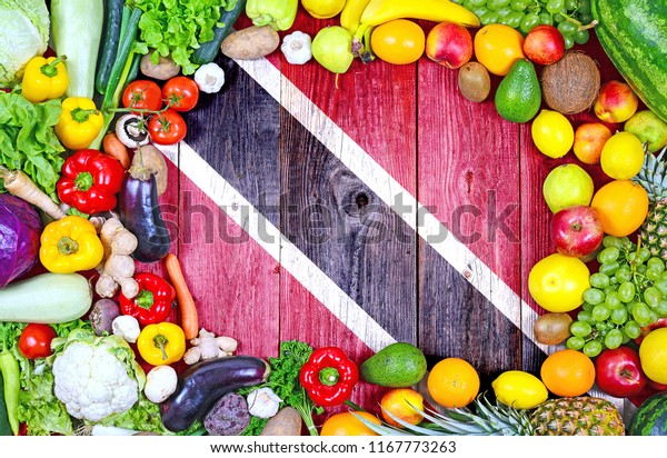 Fresh Fruits Vegetables Trinidad Tobago Stock Photo Edit Now