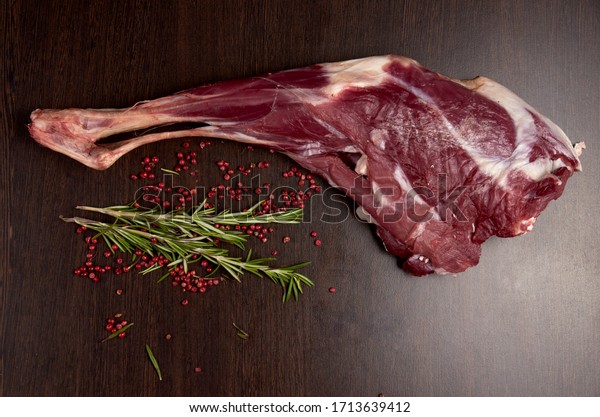 Fresh goat meat from the\
farm