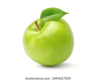 Manzana verde fresca con