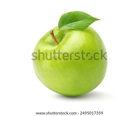 Similar – Image, Stock Photo ripe apple with dew drops on a tree