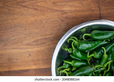 Fresh Harvested Jalapeño Chilli Peppers