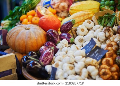 Fresh healthy bio vegetables on London farmer agricultural market - Powered by Shutterstock