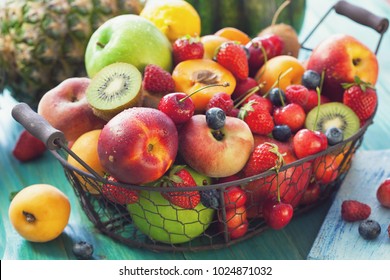 Fresh Healthy Organic Fruits  - Powered by Shutterstock