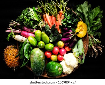 
Fresh And Healthy Vegitables And Fruits