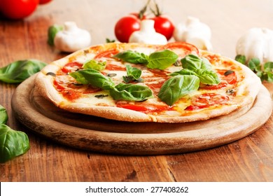 Fresh homemade Pizza Margherita - Powered by Shutterstock
