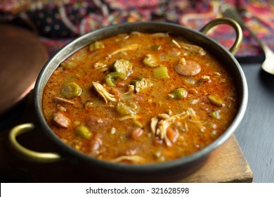 Fresh Hot Pot Of Gumbo. 