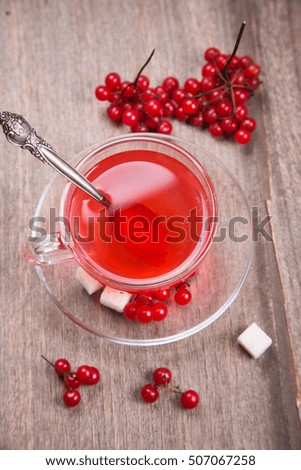 Similar – Image, Stock Photo viburnum tea in cup Fruit