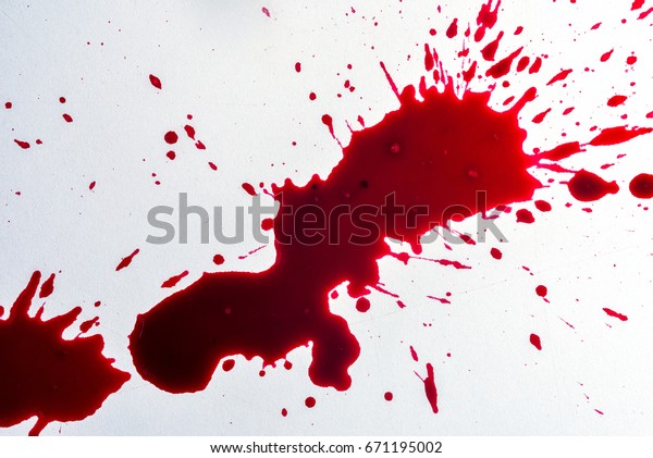 Fresh Human Bright Red Blood On Backgrounds Textures Stock Image 671195002