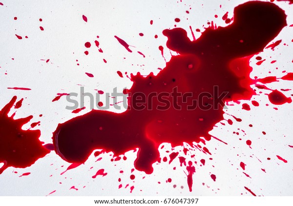 Photo De Stock Sang Rouge Clair Et Frais Humain Shutterstock