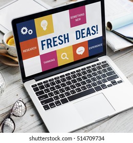 Fresh Ideas Creative Thinking Concept