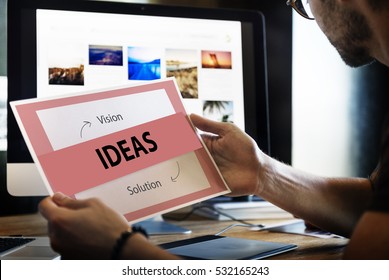 Fresh Ideas Creative Thinking Concept