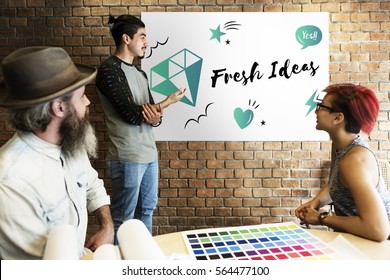 Fresh Ideas Design Creativity Concept