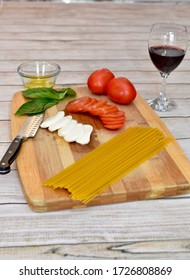 Fresh Ingredients Meal Kit For Home Cooking Italian Pasta Date Night