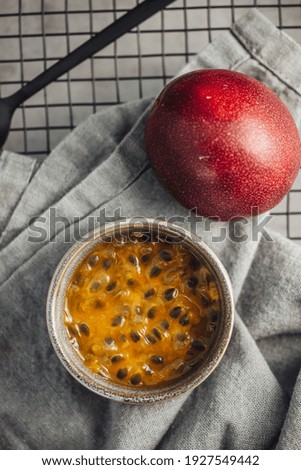 Similar – Image, Stock Photo passion fruit Fruit