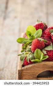 Fresh, Just-picked, Strawberries