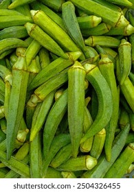 It is a fresh lady finger. Lady finger is often used in dishes like gumbo ,stews,and stir fries . It's a
 good source of dietary fiber,vitamins C and K.