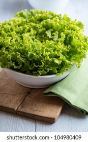 Fresh Lettuce In A Bowl