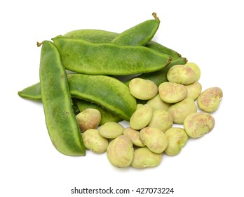 Fresh Lima Beans Isolated On White Stock Photo 1867073470 | Shutterstock