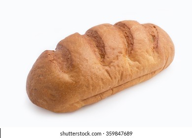 Fresh Loaf Bread On White Background