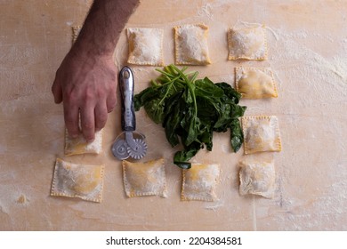 Fresh Made Italian Spinach Ravioli