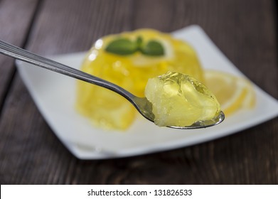 Fresh Made Lemon Jello