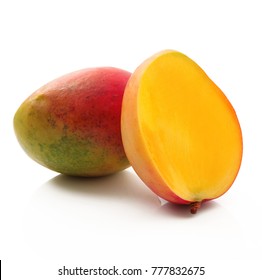 Fresh Mango On White Background